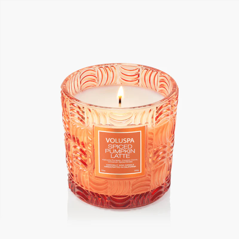 Voluspa Classic Boxed Candle Spiced Pumpkin Latte