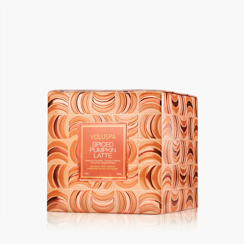 Voluspa Classic Boxed Candle Spiced Pumpkin Latte