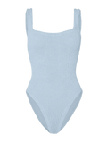 Square Neck Swim - Metallic Ice Blue