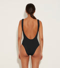 Square Neck Swim - Svart