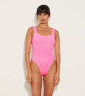 Hunza G Square Neck Swim - Bubblegum