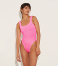 Hunza G Square Neck Swim - Bubblegum