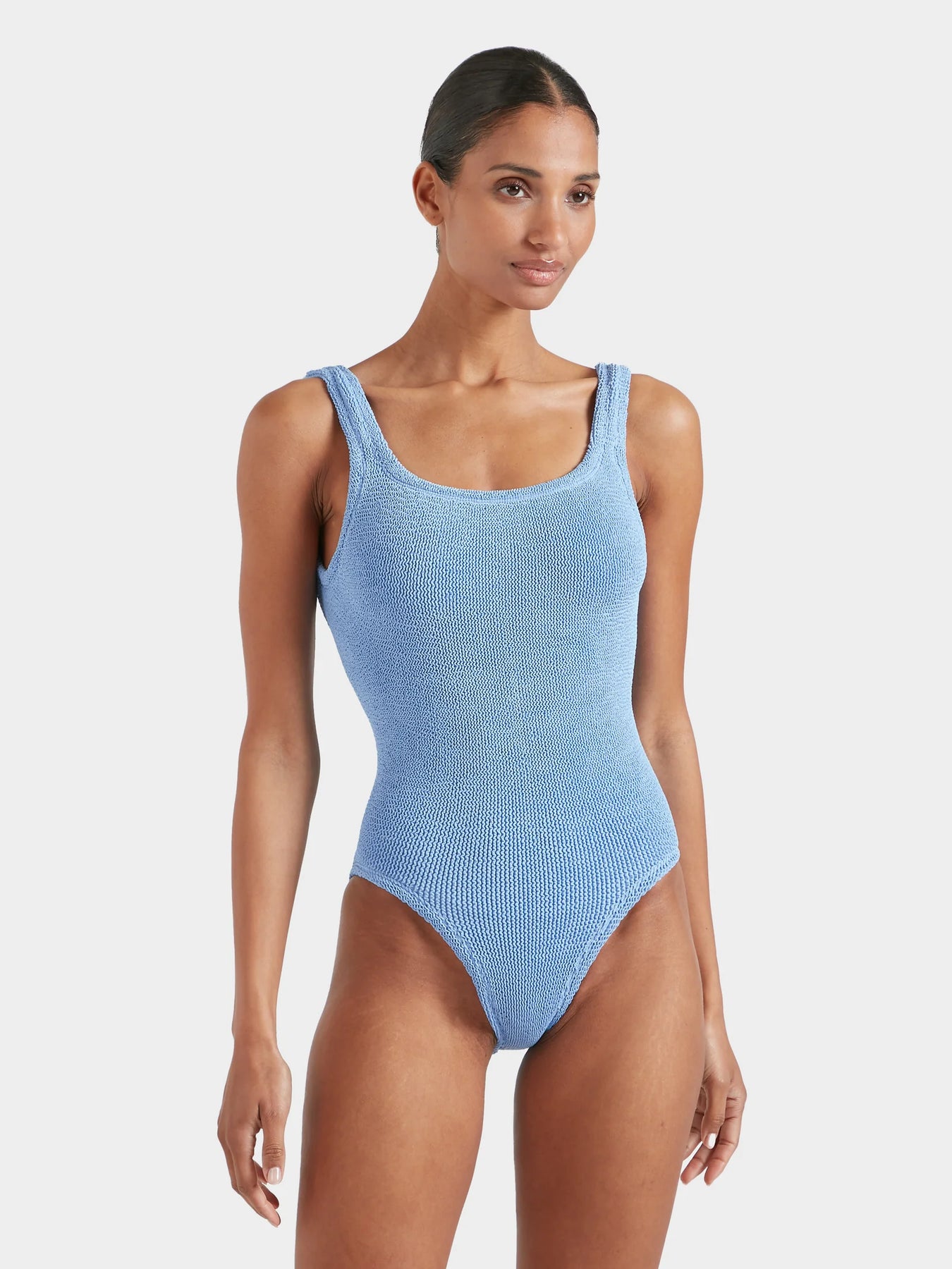 Square Neck Swim - Cornflower
