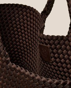 St Barths Large Tote - Chocolate