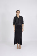 Petrine Linen Skirt - Black