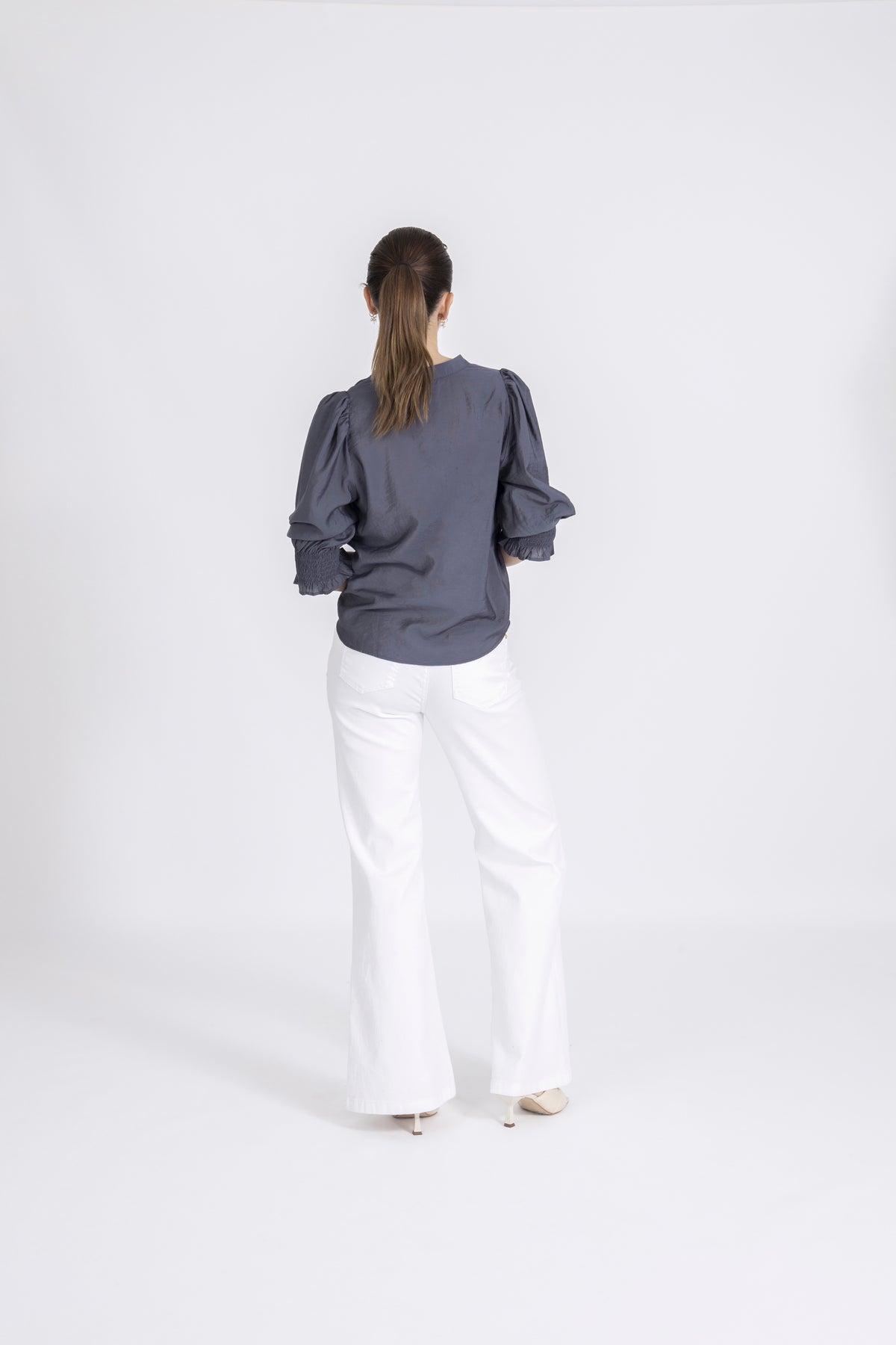 Callumcc Frill Ss Shirt - Ink