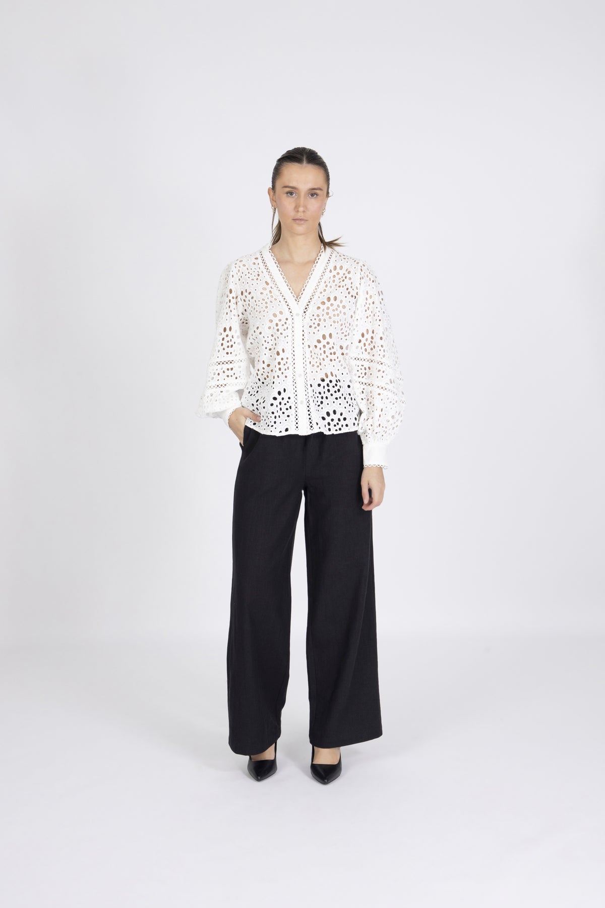 Loisecc Linen Pant - Black