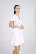 Zenya Linen Dress - White