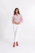 Emma Poplin Blouse - Pink