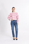 Leia Sweater - Super Pink