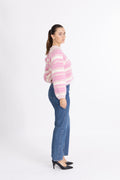 Leia Sweater - Super Pink