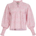 Emma Poplin Blouse - Pink
