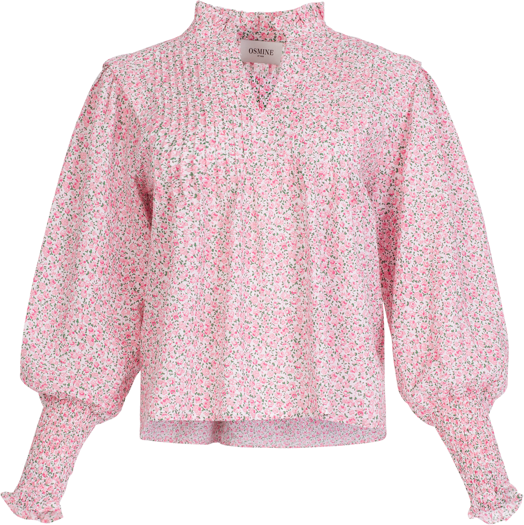Emma Poplin Blouse - Pink