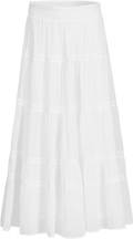 Vendla Voile Maxi Skirt - White