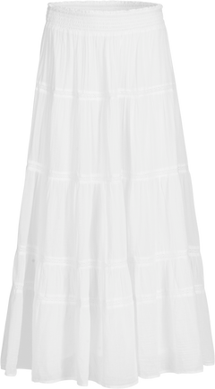 Vendla Voile Maxi Skirt - White