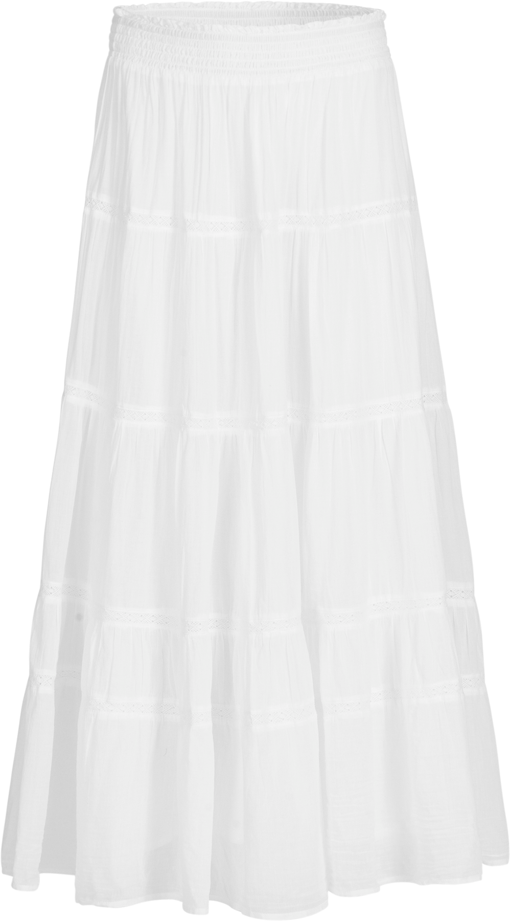 Vendla Voile Maxi Skirt - White