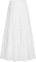 Vendla Voile Maxi Skirt - White