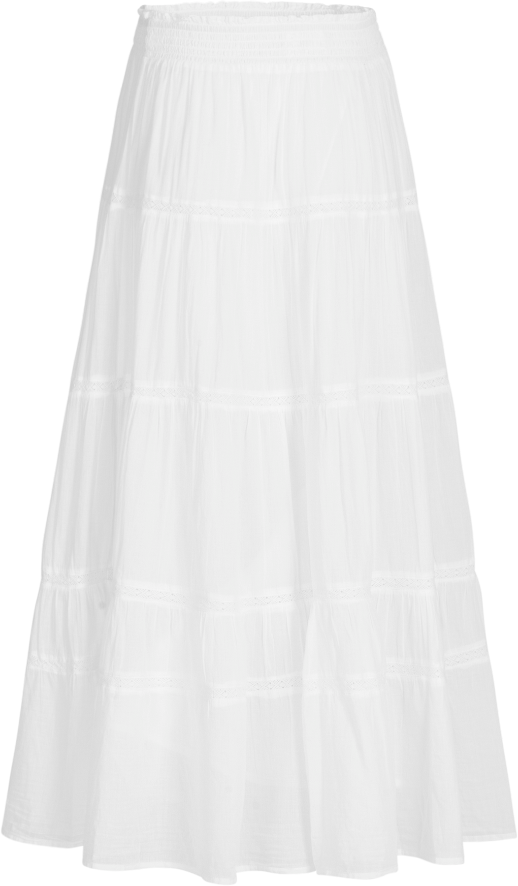 Vendla Voile Maxi Skirt - White