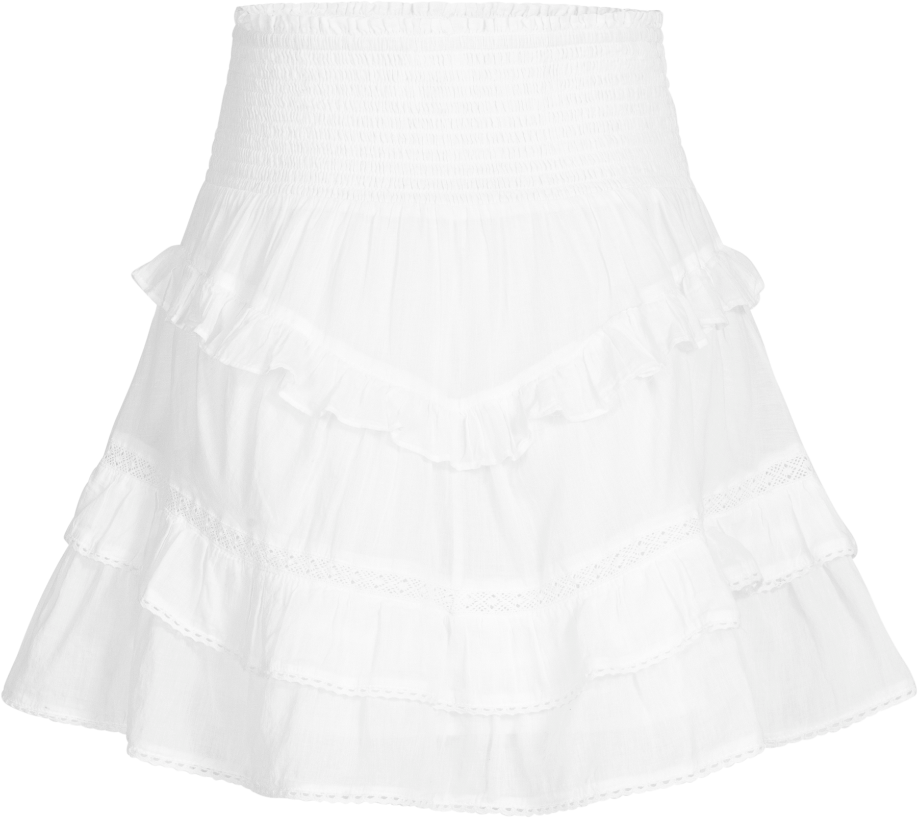 Vilde Voile Skirt - White