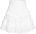 Vilde Voile Skirt - White