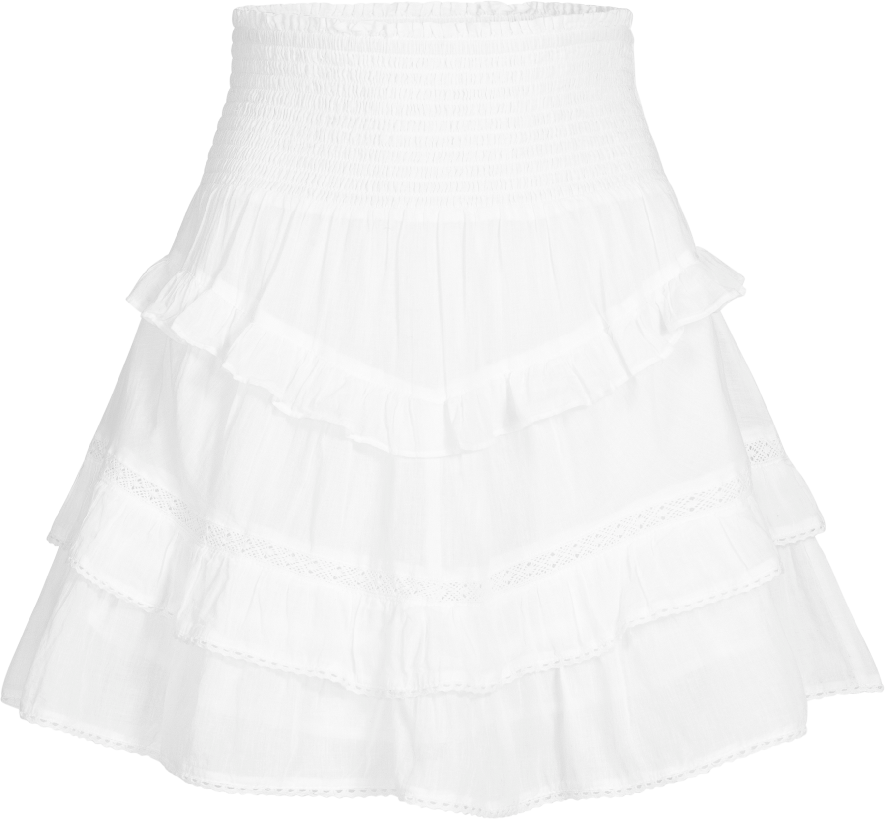 Vilde Voile Skirt - White