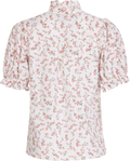 Signy Blouse - White Pink