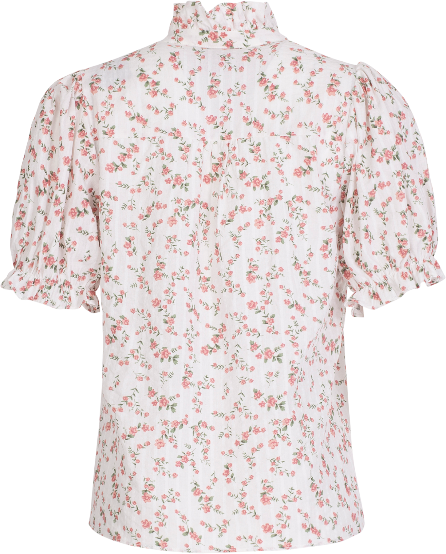 Signy Blouse - White Pink