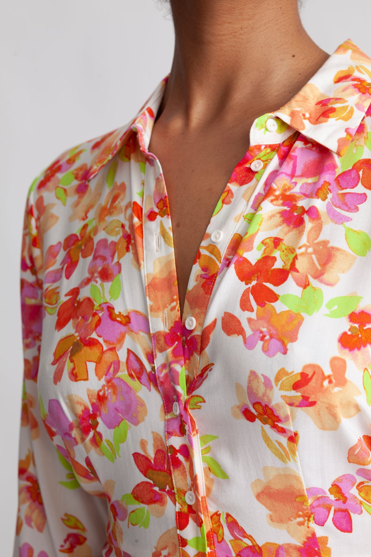 Yassavanna Long Shirt Dress S - Almond Peach Flima