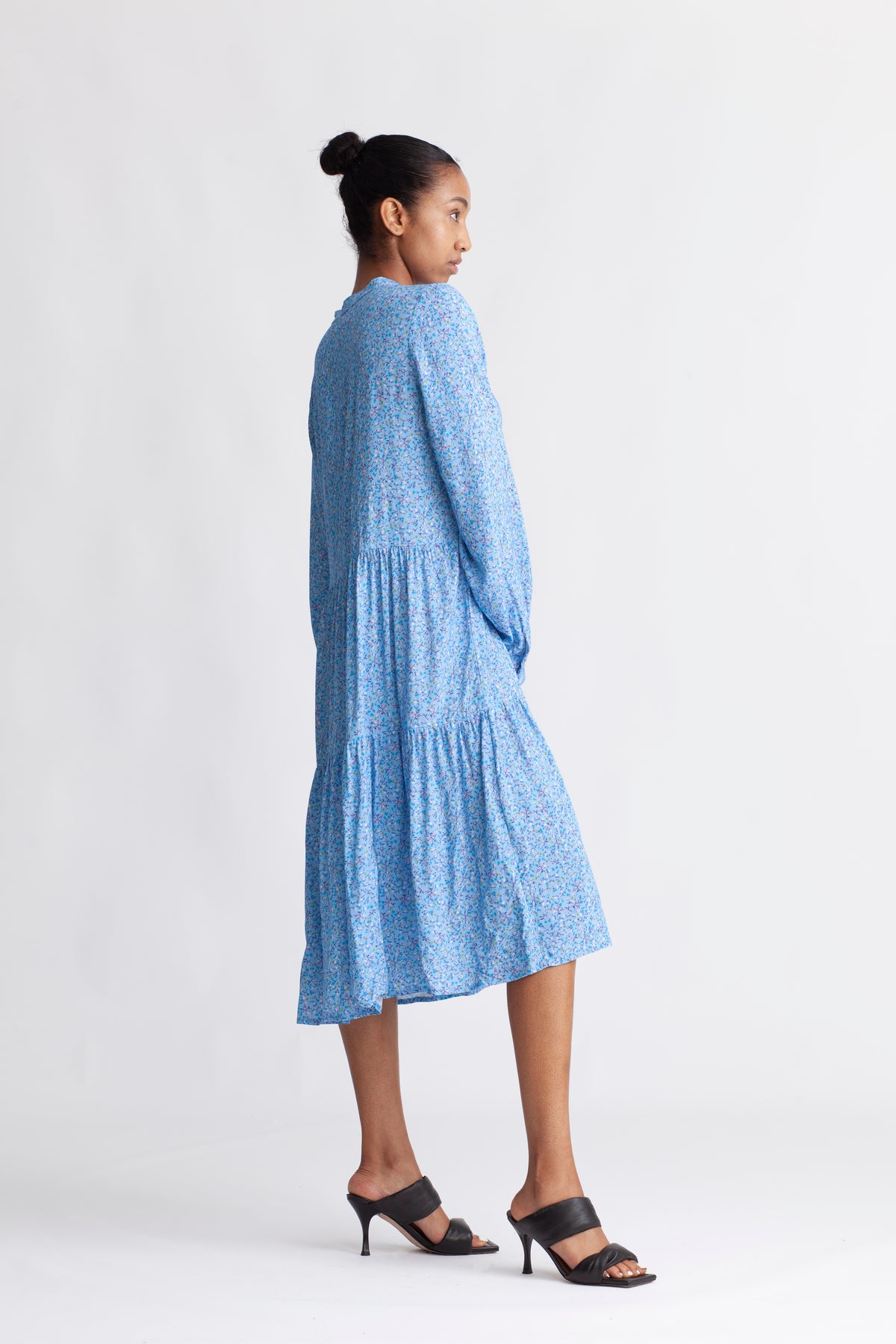 Lipe Dress - Blå Blommig