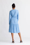 Lipe Dress - Blå Blommig