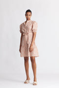 Kate Short Sleeve Dress - Rose/Red