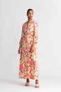 Yassavanna Long Shirt Dress S - Almond Peach Flima