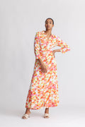 Yassavanna Long Shirt Dress S - Almond Peach Flima