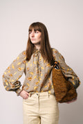 Large Morris Raffia Tote - Honey
