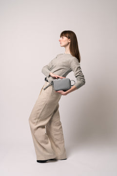 Cici Ws Patch Lurex Destroy - Gris Chine Clair