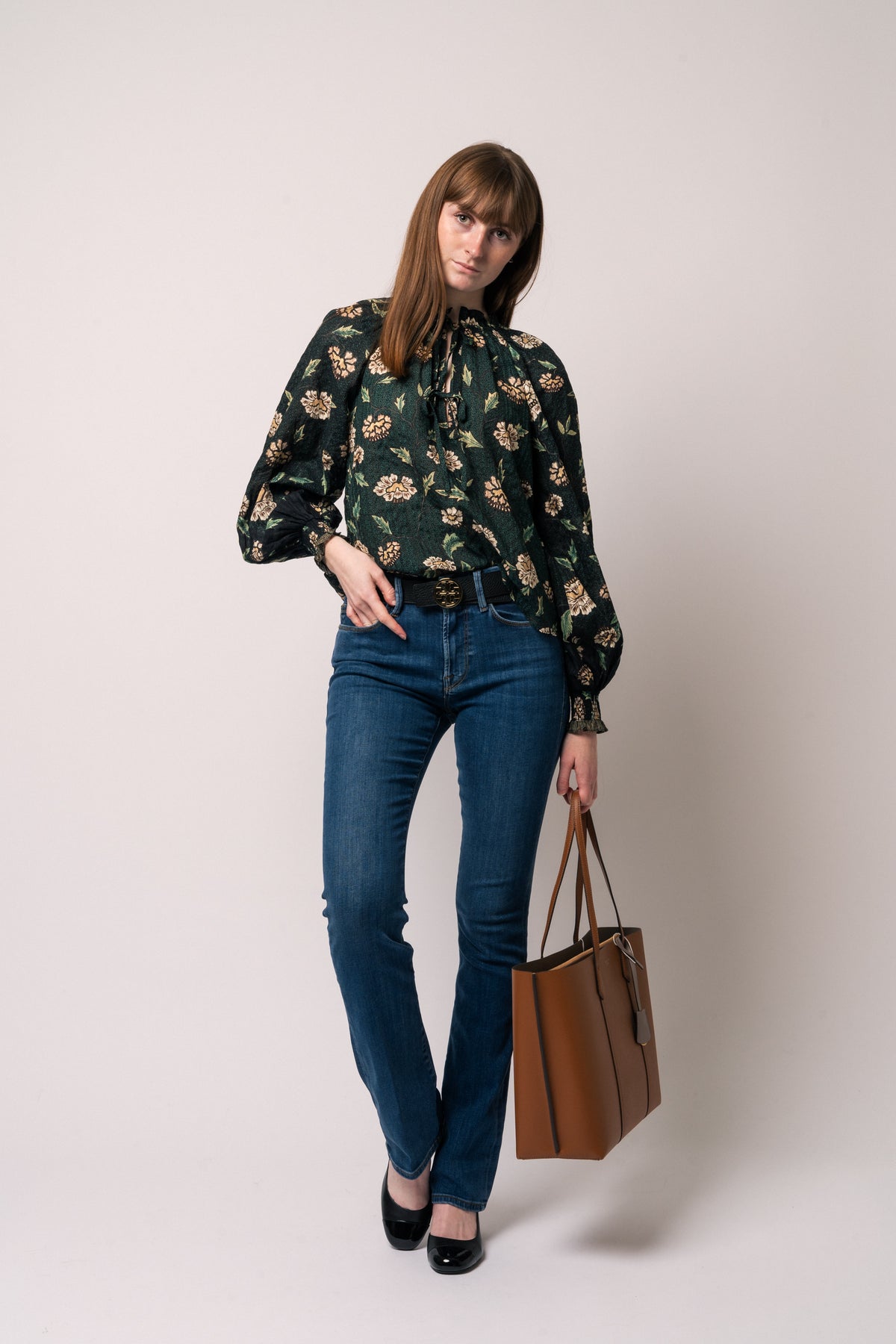 Perry Triple-Compartment Tote - Light Umber