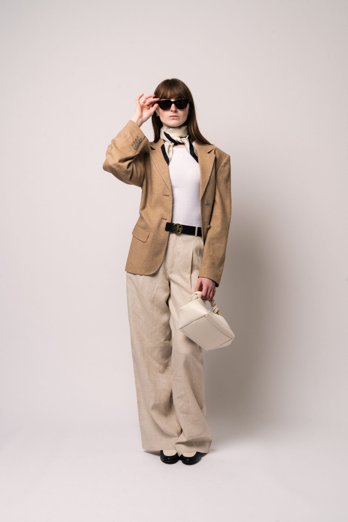 Fitted Waist Blazer - Tigers Eye