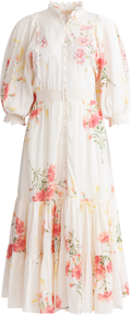 Cotton Slub Midi Dress - Straw
