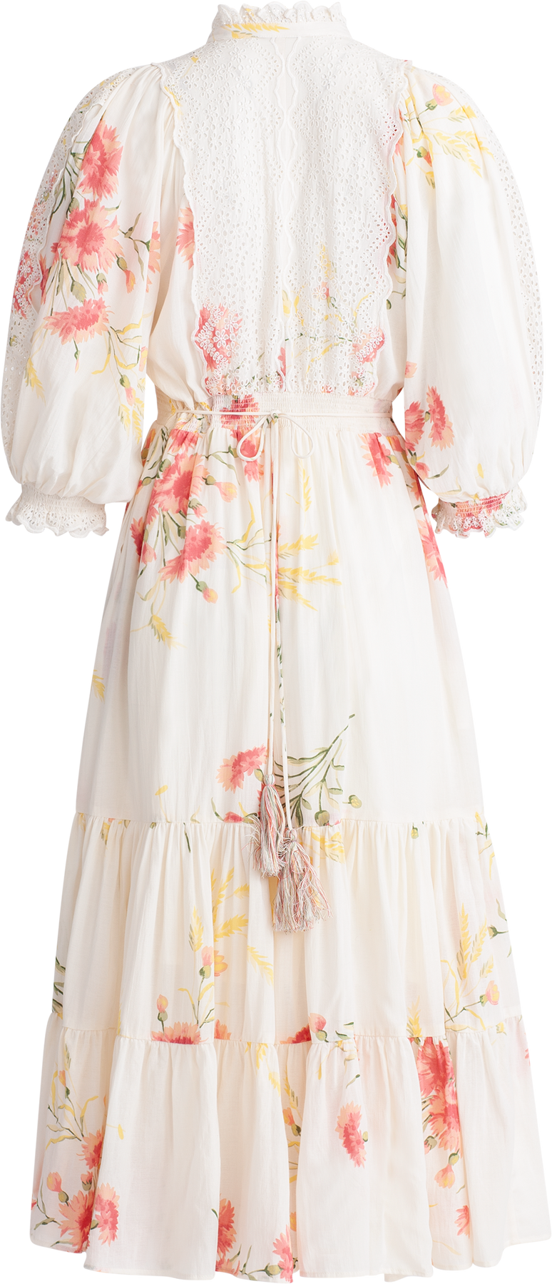 Cotton Slub Midi Dress - Straw
