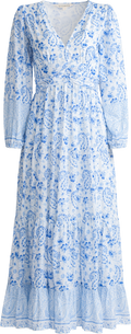 Elodie Dress - Capri Blue
