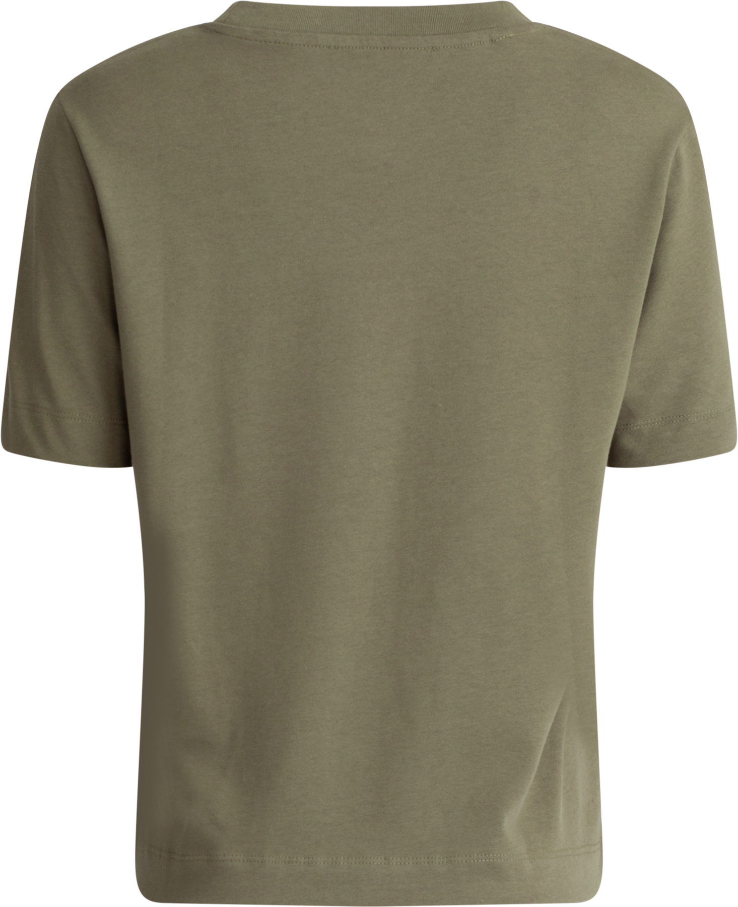 Essential Ss Boxy Tee - Olivine