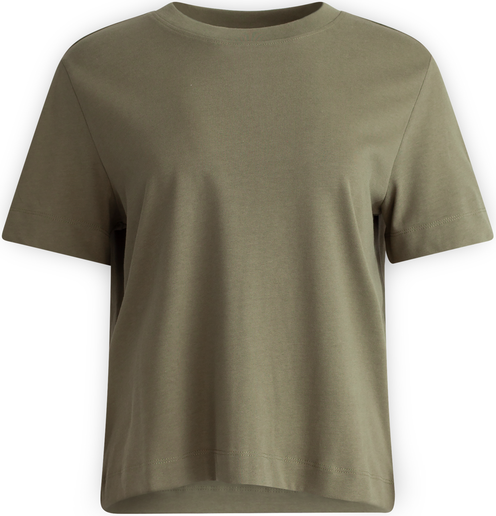 Essential Ss Boxy Tee - Olivine