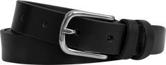 Basic Belt With Silver Buckle - Black