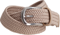 Shiny Silk Elastic Skärp - Beige