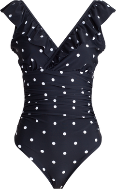 Agnes Swimsuit - Black Dot
