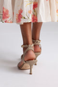 Carrie Sandal - Pale Gold