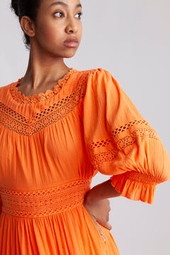 Paola Dress - Nectarine