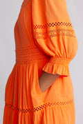 Paola Dress - Nectarine