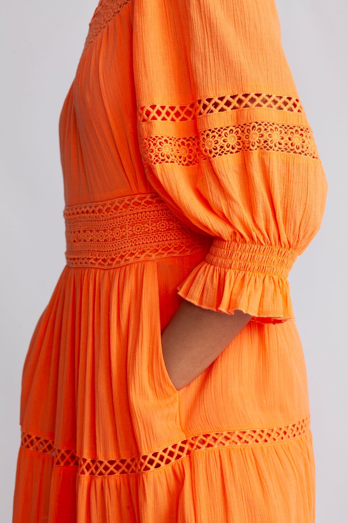 Paola Dress - Nectarine