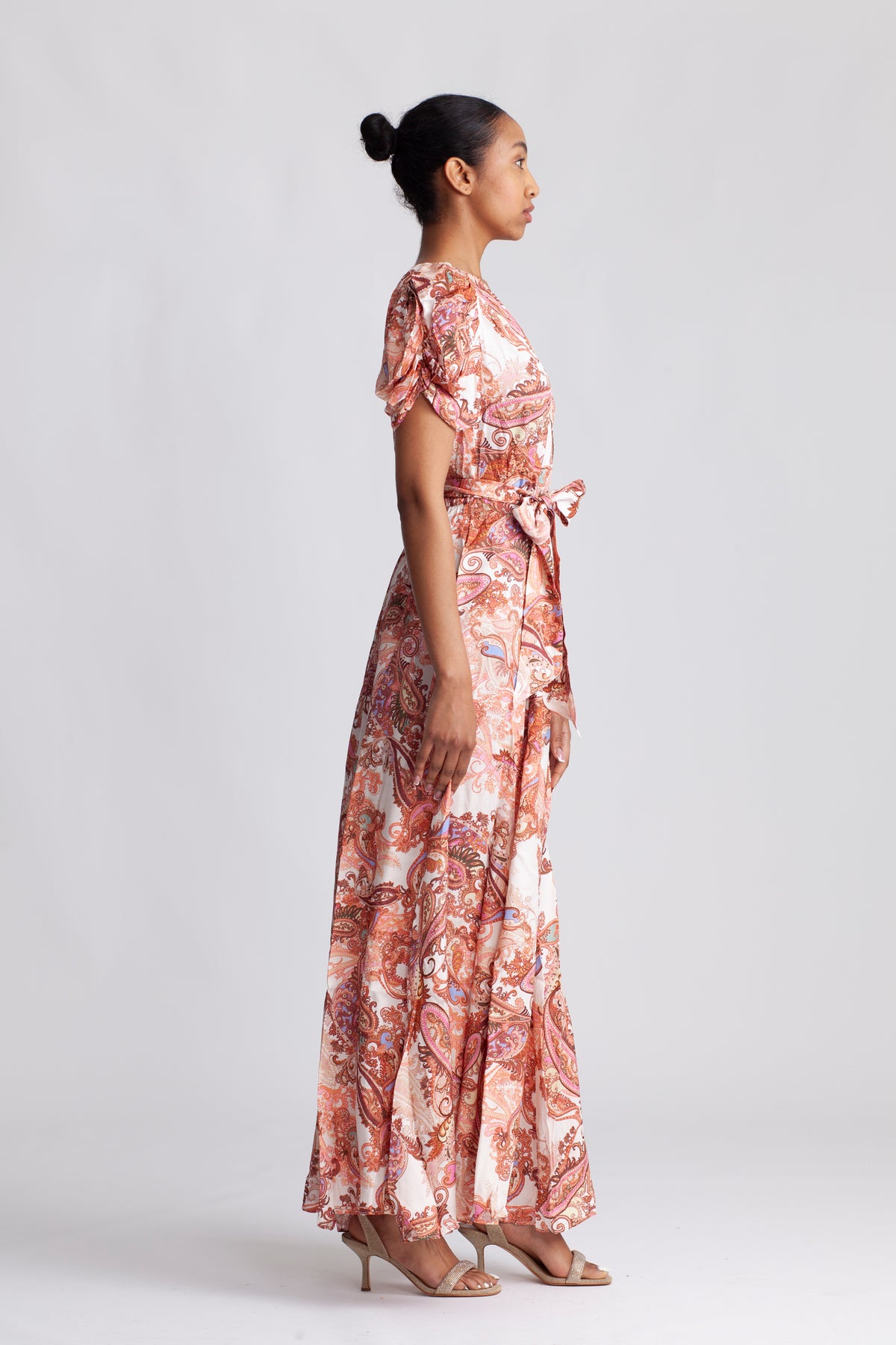 Emma - Orange Paisley